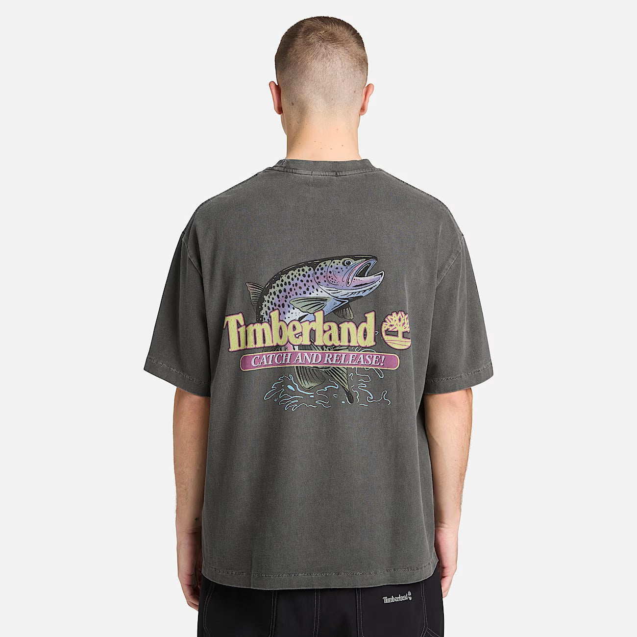 ''Fly Fishing'' Graphic Tee Black