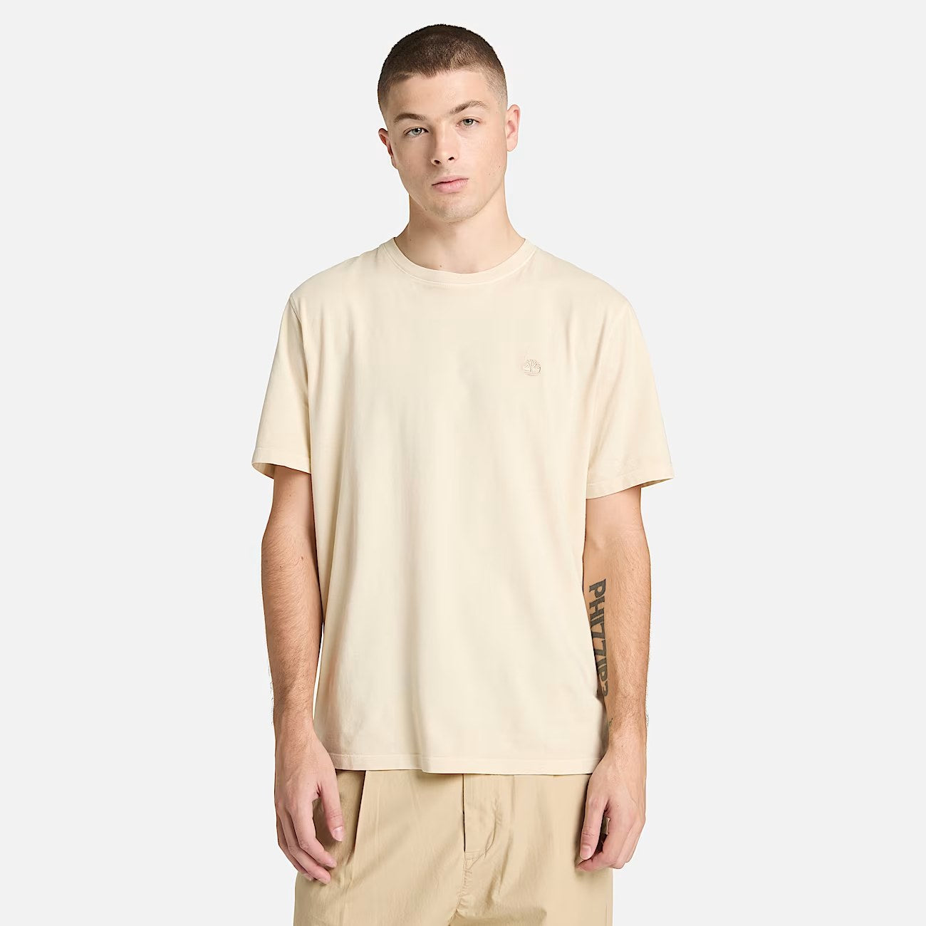 Dunstan River Garment Dye Short Sleeve Tee Putty