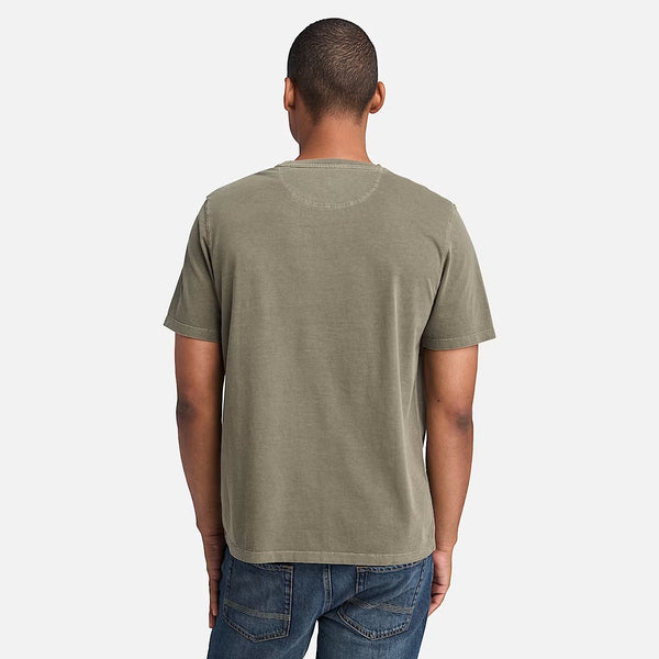 Dunstan River Garment Dye Short Sleeve Tee Leaf Green