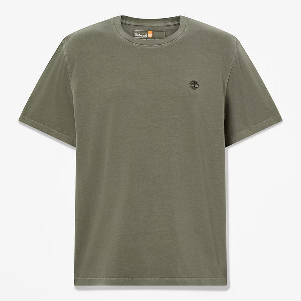 Dunstan River Garment Dye Short Sleeve Tee Leaf Green