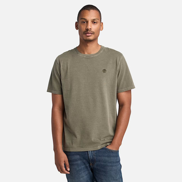 Dunstan River Garment Dye Short Sleeve Tee Leaf Green