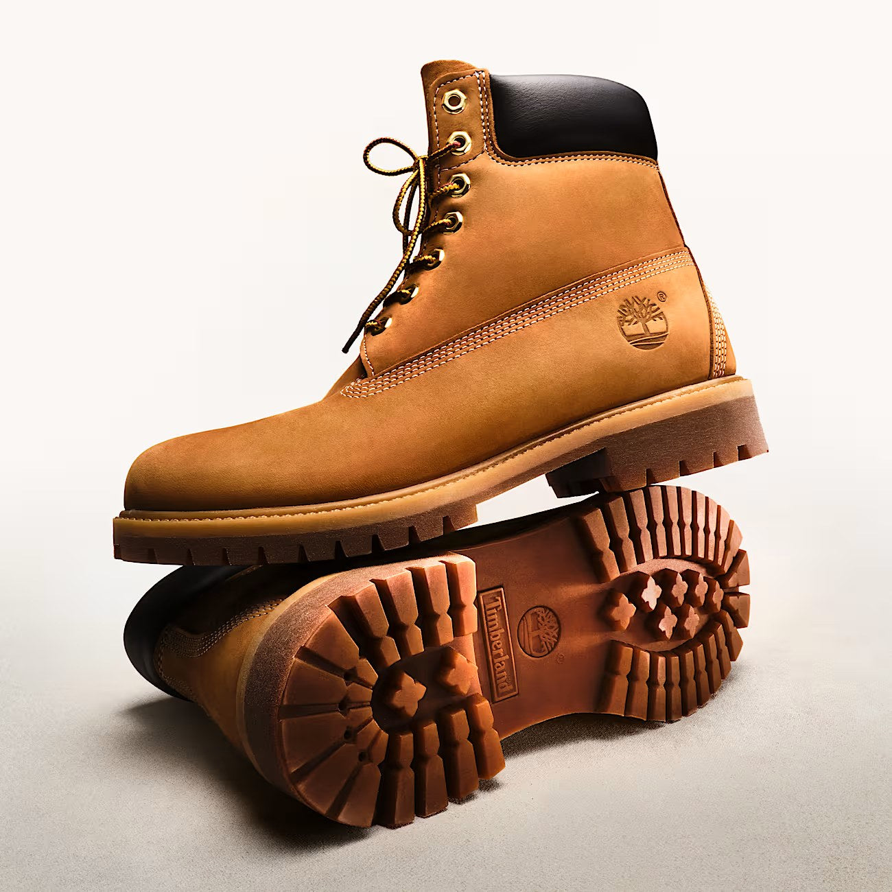 Timberland Premium 6 Inch Lace UP Waterproof Boot Wheat