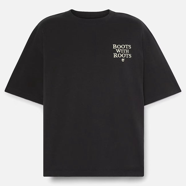 Short Sleeve ''Timbs on my feet'' Graphi Black
