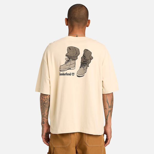 Short Sleeve ''Timbs on my feet'' Graphi Putty