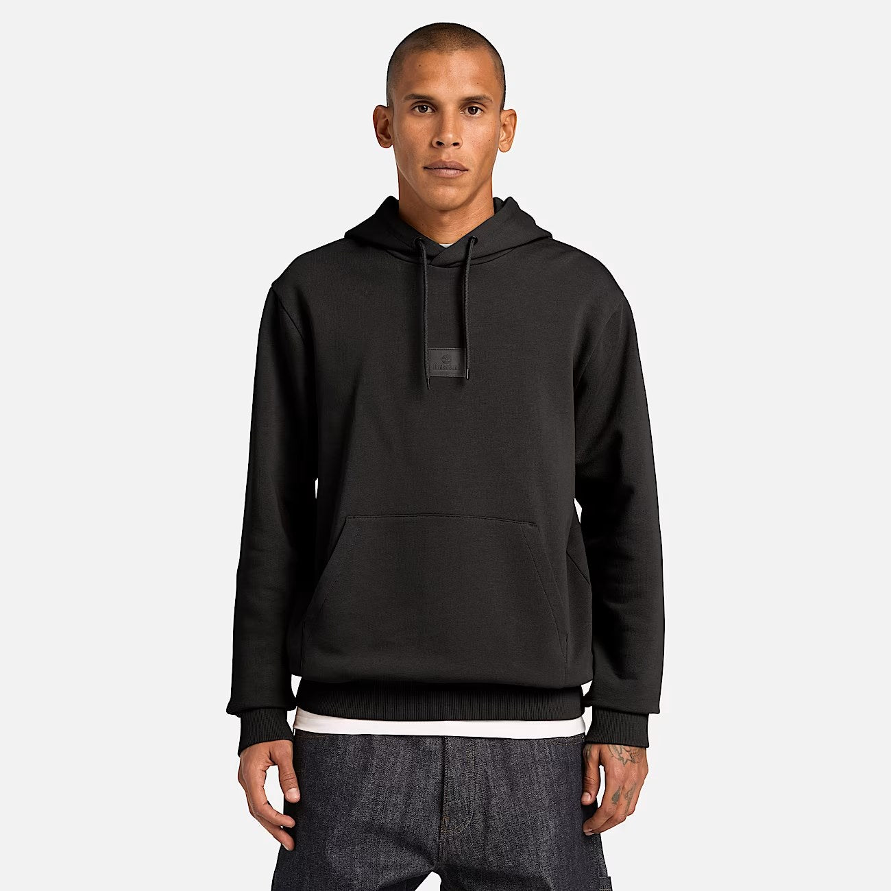Silicon Badge Hoodie (LB) Black