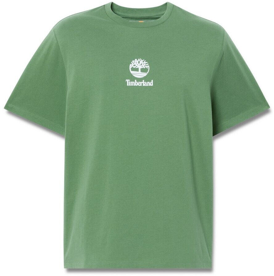 TIMBERLAND Print Stack Logo Short Sleeve Tee